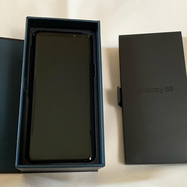 新品未使用 Galaxy S9 SCV38 ブラック64GB SIMロック解除