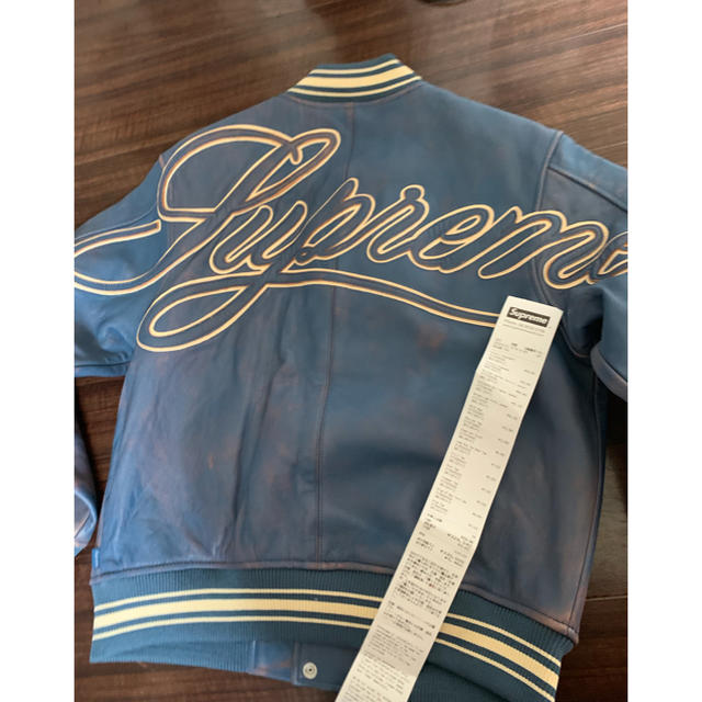 Supreme - Supreme painted leather varsity jacketの通販 by Theø ...