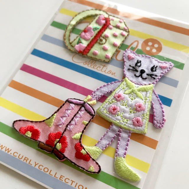 ブランド品専門の 花花さま専用 カーリーコレクション ワッペン 猫小