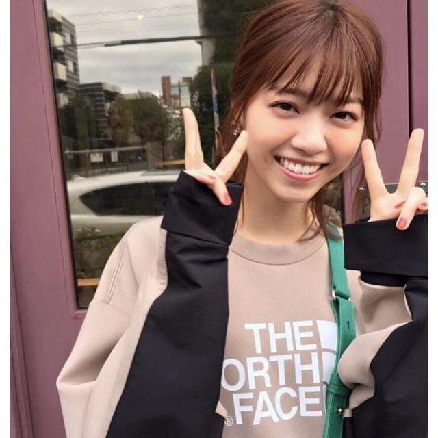 HYKE(ハイク)の☆期間限定値下げ☆THE NORTH FACE×HYKE スウェット Ｌサイズ レディースのトップス(トレーナー/スウェット)の商品写真