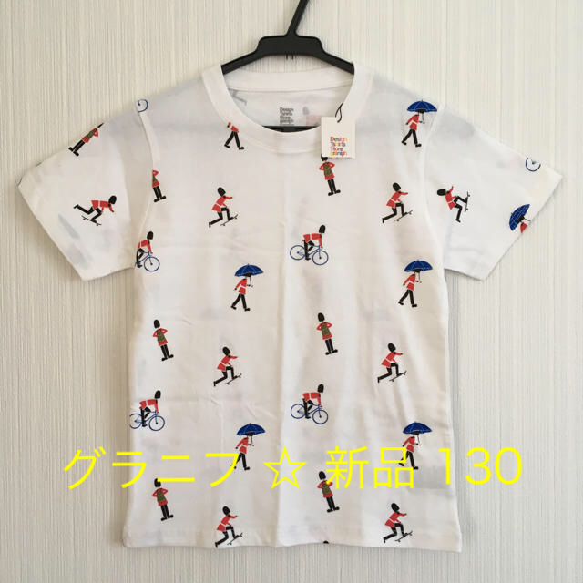 Graniph(グラニフ)のグラニフ ☆ Tシャツ 新品 130 キッズ/ベビー/マタニティのキッズ服男の子用(90cm~)(Tシャツ/カットソー)の商品写真