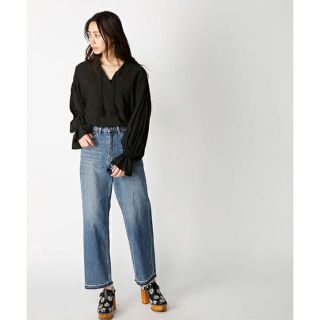 マウジー(moussy)の新品マウジーMOUSSY WIDE LEG DENIMデニムパンツA170535(デニム/ジーンズ)