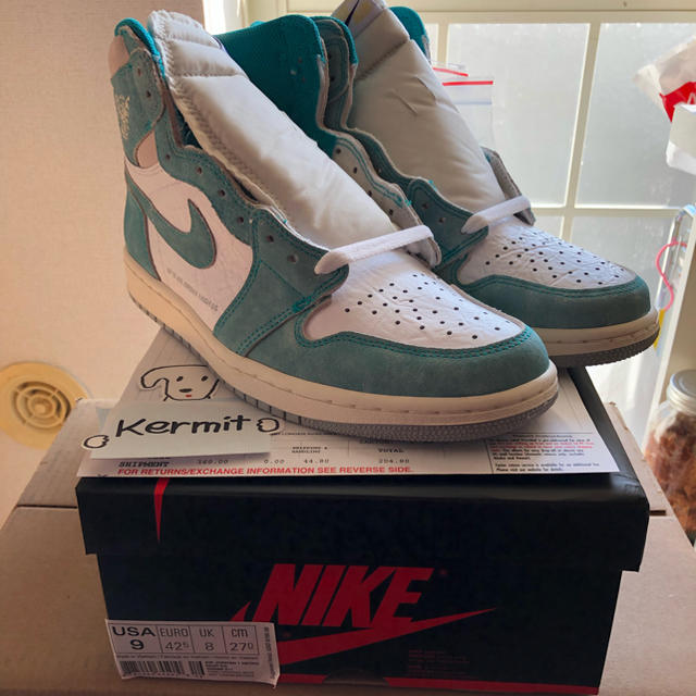 27 Jordan 1 High OG Turbo Green