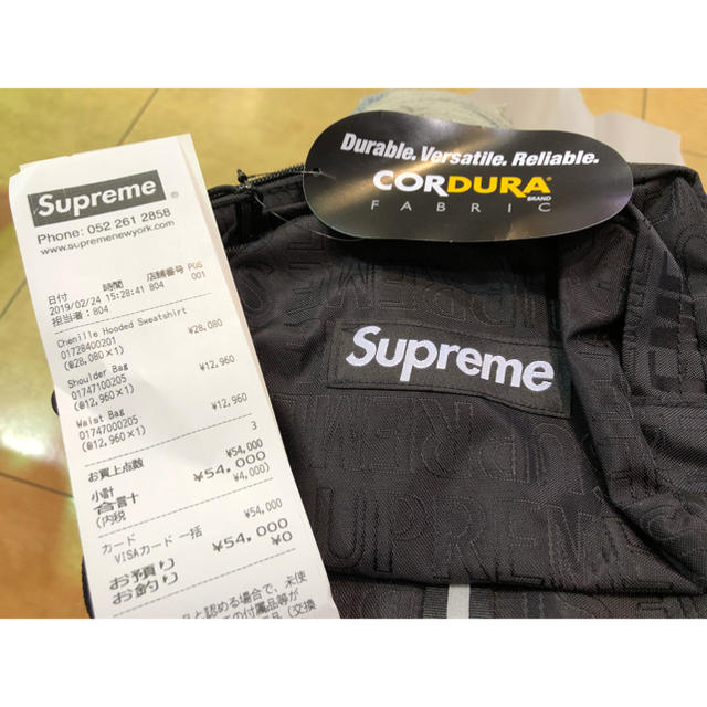 Supreme 19ss shoulder bag 黒 1