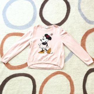 ユニクロ(UNIQLO)のUNIQLO✖️Disney コラボ ミニー ニット 130㎝(ニット)