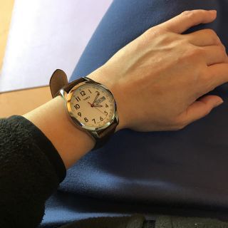 タイメックス(TIMEX)のTIMEX 腕時計 レザー ヴィンテージ (腕時計(アナログ))