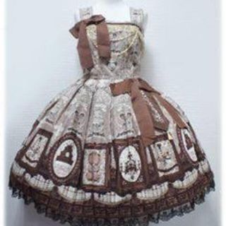 アンジェリックプリティー(Angelic Pretty)の美品 ミュゼチョコ ジャンパースカート(ワンピース)