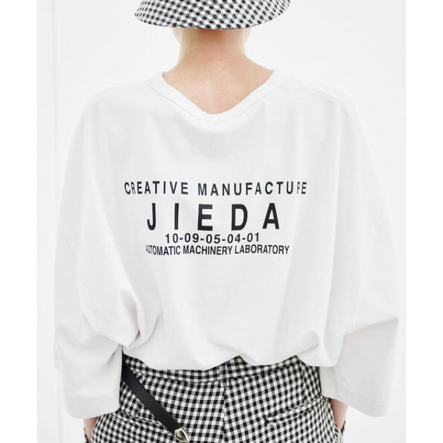 Jieda(ジエダ)のJieDa 19ss LOGO big shirt(WHT) メンズのトップス(Tシャツ/カットソー(半袖/袖なし))の商品写真