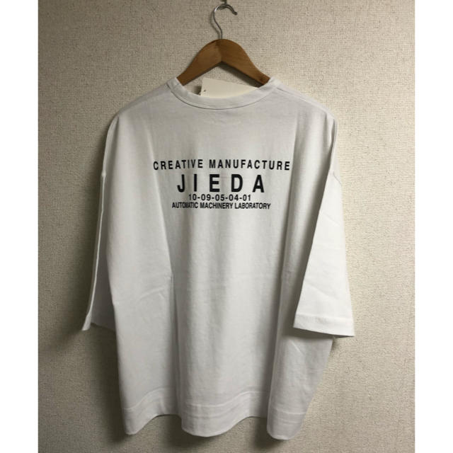 Jieda(ジエダ)のJieDa 19ss LOGO big shirt(WHT) メンズのトップス(Tシャツ/カットソー(半袖/袖なし))の商品写真