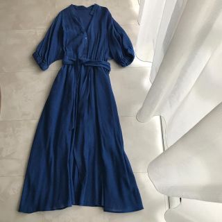 エイチアンドエム(H&M)の[美品 ]  ブルー ♡  ワンピース (ロングワンピース/マキシワンピース)