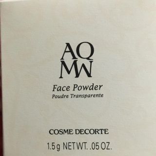 コスメデコルテ(COSME DECORTE)のコスメデコルテaqmw フェイスパウダー11 1.5ｇ(フェイスパウダー)