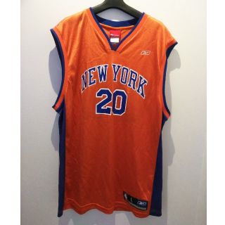 リーボック(Reebok)のNBA NEW YORK NICKS アラン・ヒューストン ユニフォーム(バスケットボール)