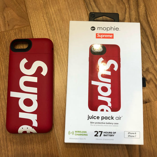 supreme mophie iPhone8用 充電器 新古品 売り切り価格！