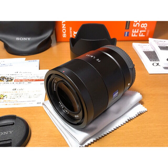 魅了 FE 美品：SONY - SONY 55mm ZA(SEL55F18Z) F1.8 レンズ(単焦点)