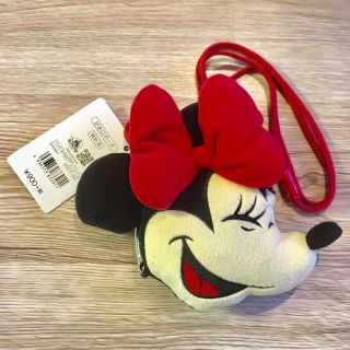 ディズニー(Disney)の【タグ付き・未使用】ディズニー ミニーマウス がま口ポーチ(ポーチ)