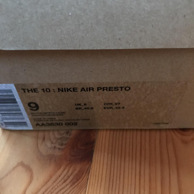 NIKE(ナイキ)のNIKE off-white エアプレスト メンズの靴/シューズ(スニーカー)の商品写真