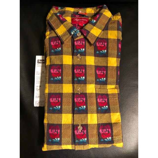 Supreme Rose Buffalo Plaid Shirt ネルシャツ