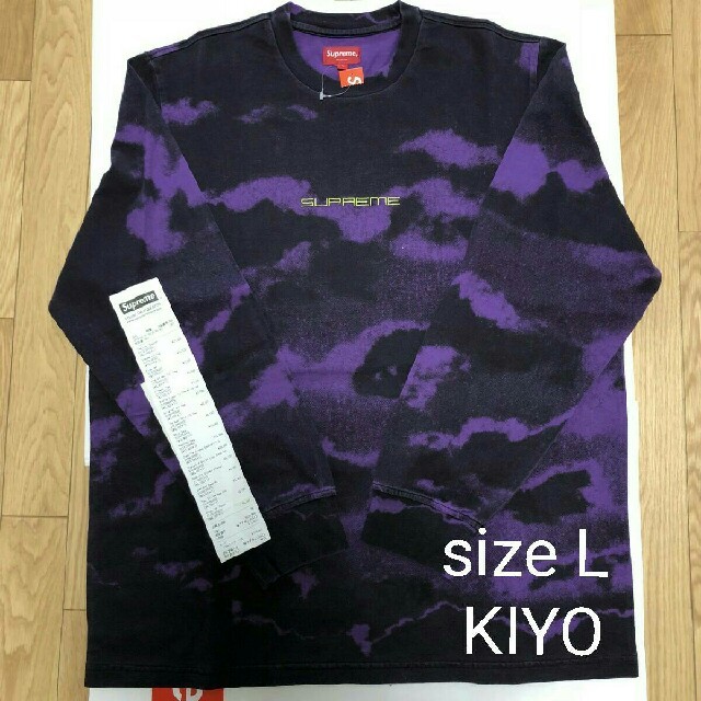 Supreme(シュプリーム)の送料込みsizeL supreme clouds l/s top メンズのトップス(Tシャツ/カットソー(七分/長袖))の商品写真