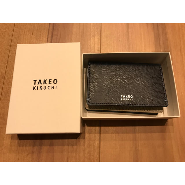 TAKEO KIKUCHI(タケオキクチ)のTAKEO KIKUCHI 名刺ケース 新品タグ 箱付 メンズのファッション小物(名刺入れ/定期入れ)の商品写真