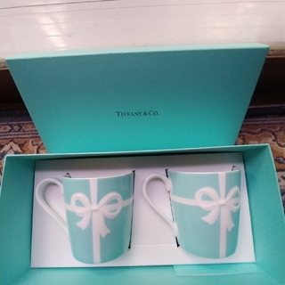 ティファニー(Tiffany & Co.)のティファニー　ペアマグカップ(グラス/カップ)