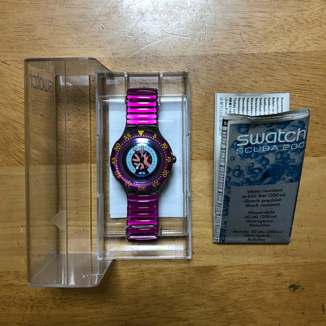 swatch(スウォッチ)のswatch チェリードロップス オールドスクーバー 80s レディースのファッション小物(腕時計)の商品写真