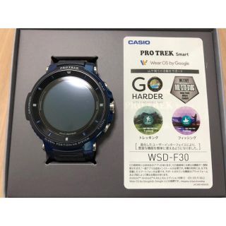 カシオ(CASIO)のカシオ PRO TREK SMART WSD-F30 ブルー(腕時計(デジタル))