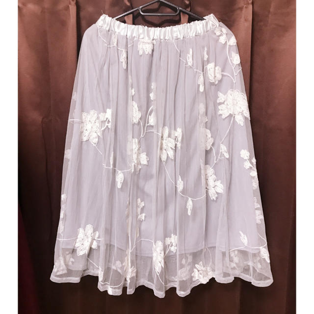 春物SALE‎☺︎レーススカート レディースのスカート(ロングスカート)の商品写真