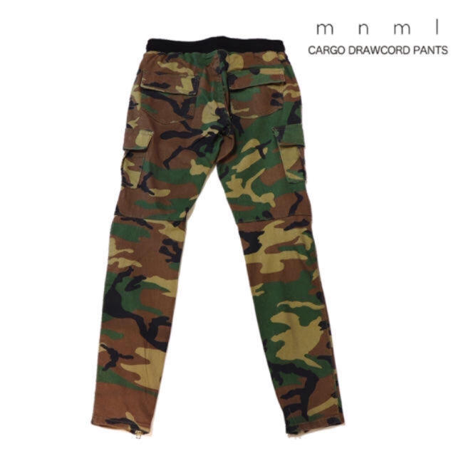 【ウエストは】 mnml CARGO DRAWCORD PANTS Sサイズ30incの通販 by Brooklyn Bruno's shop|ラクマ なベーシッ