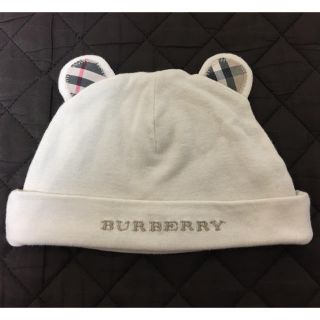 バーバリー(BURBERRY)のPompomm様専用  バーバリー ベビー帽子（42-46）(帽子)