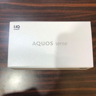 シャープ(SHARP)の新品未使用☆AQUOS sense☆ Velvet black(スマートフォン本体)