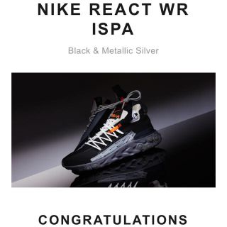 ナイキ(NIKE)の［定価以下]NIKE REACT WR ISPA(スニーカー)