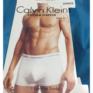 カルバンクライン(Calvin Klein)のカルバンクライン ローライズトランクス（ボクサーパンツ）３枚セット(ボクサーパンツ)