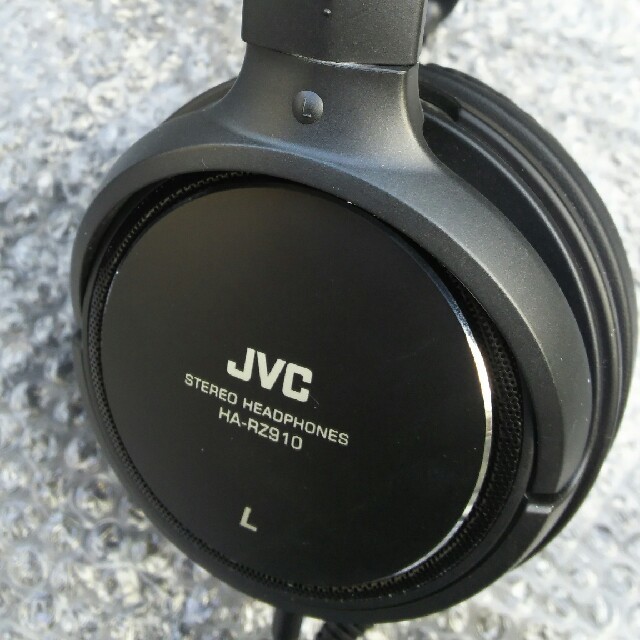 KENWOOD(ケンウッド)のJVC ヘッドフォン HA-RZ910 ブラック スマホ/家電/カメラのオーディオ機器(ヘッドフォン/イヤフォン)の商品写真