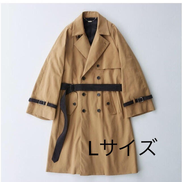 SUNSEA(サンシー)のryo takashima Belted Trench Coat Lサイズ  メンズのジャケット/アウター(トレンチコート)の商品写真