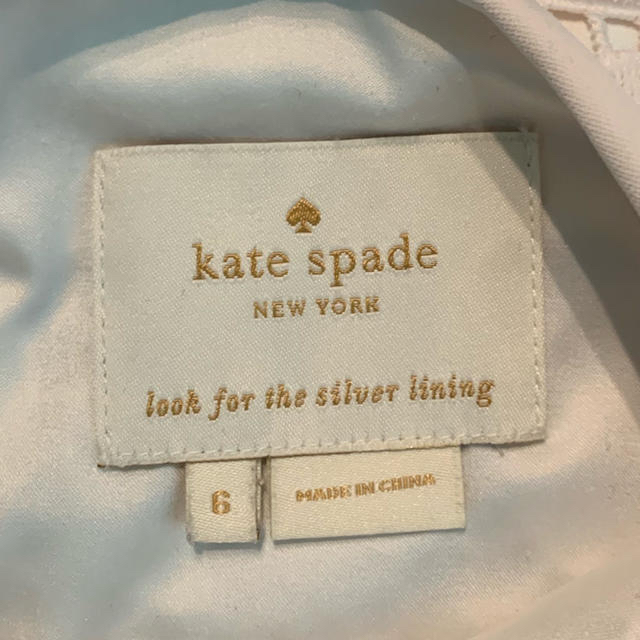 kate spade new york(ケイトスペードニューヨーク)のKate spadework 3/4 スリーブ レース シフトドレス レディースのワンピース(ひざ丈ワンピース)の商品写真