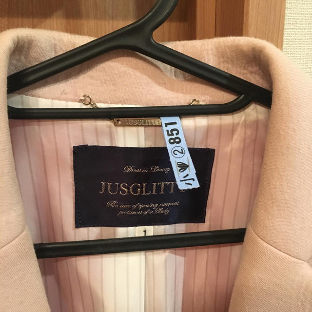 JUSGLITTY(ジャスグリッティー)のジャスグリッティ♡チェスターコート レディースのジャケット/アウター(チェスターコート)の商品写真