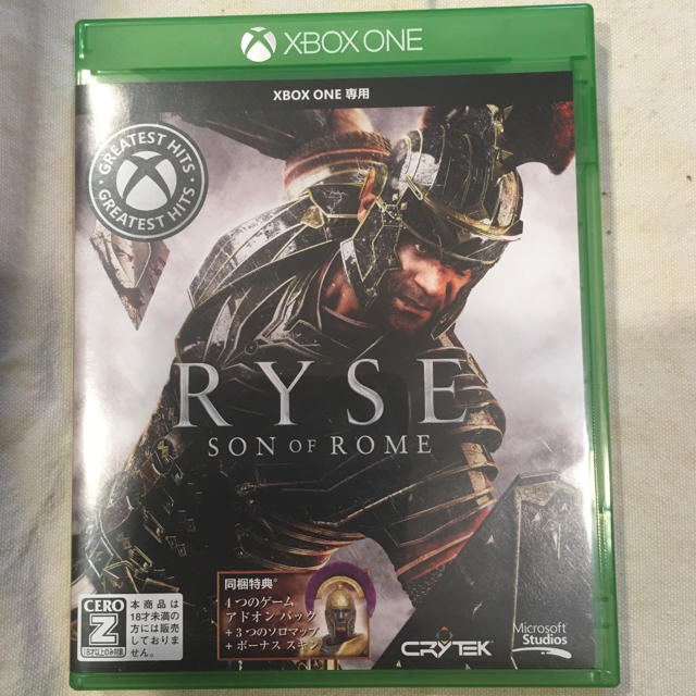 Xbox(エックスボックス)のRYSE SONofROME エンタメ/ホビーのゲームソフト/ゲーム機本体(家庭用ゲームソフト)の商品写真