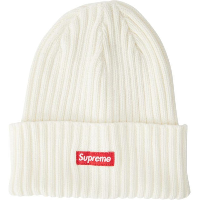 Overdyed Ribbed Beanie Washed Ivory ビーニーニット帽/ビーニー