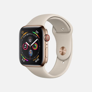 アップルウォッチ(Apple Watch)のApple Watch series4 ステンレスゴールド(腕時計(デジタル))
