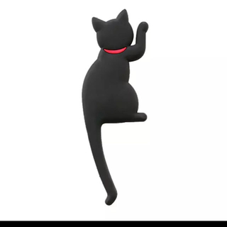 マグネットフック 黒猫さん マグネットフック(猫)