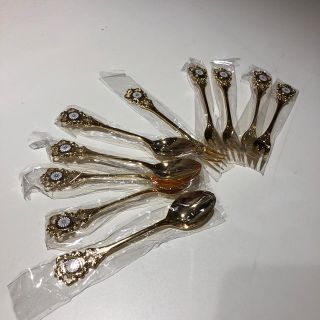 菊紋 スプーン フォーク 5セット 勲章 叙勲 カトラリーの通販 by 雑貨