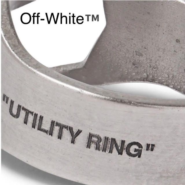 OFF-WHITE(オフホワイト)のOFF WHITE UTILITY RING 大幅値下げ！ レディースのアクセサリー(リング(指輪))の商品写真