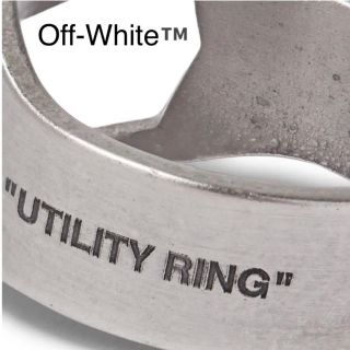 オフホワイト(OFF-WHITE)のOFF WHITE UTILITY RING 大幅値下げ！(リング(指輪))