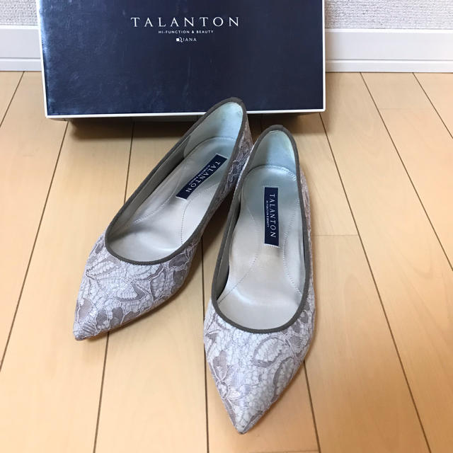 TALANTON by DIANA レース フラットパンプス