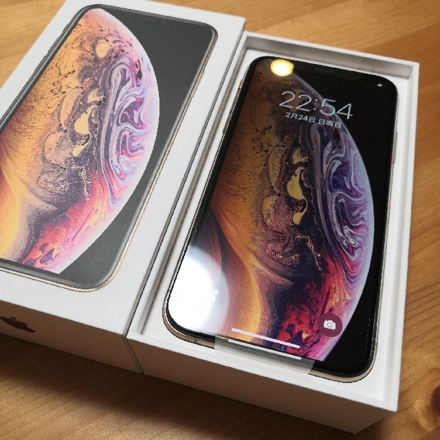 現品限り一斉値下げ！】 iPhone SIMフリー - iPhone XS ゴールドGold