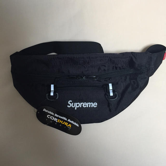 送料込 Supreme Waist Bag ブラック ノベルティ付き