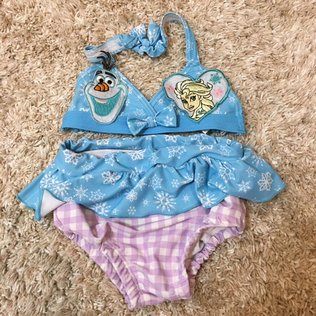 水着＊アナ雪 キッズ/ベビー/マタニティのキッズ服女の子用(90cm~)(水着)の商品写真