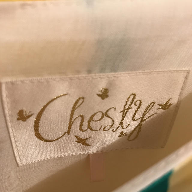 Chesty(チェスティ)のチェスティ イエローワンピース レディースのワンピース(ひざ丈ワンピース)の商品写真