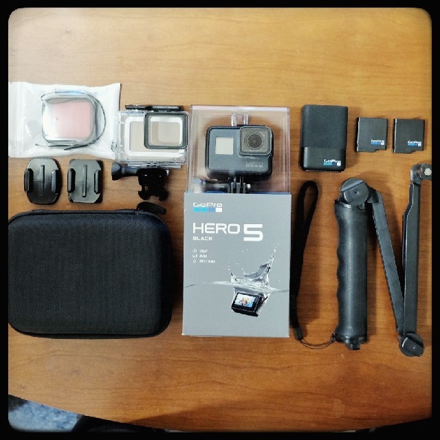 GoPro hero5 BLACK + 装備一式
