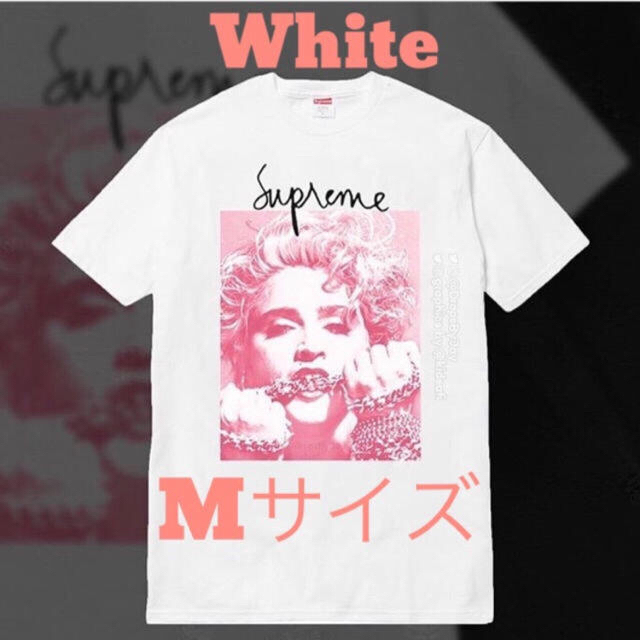 白Mサイズ  Supreme Madonna T